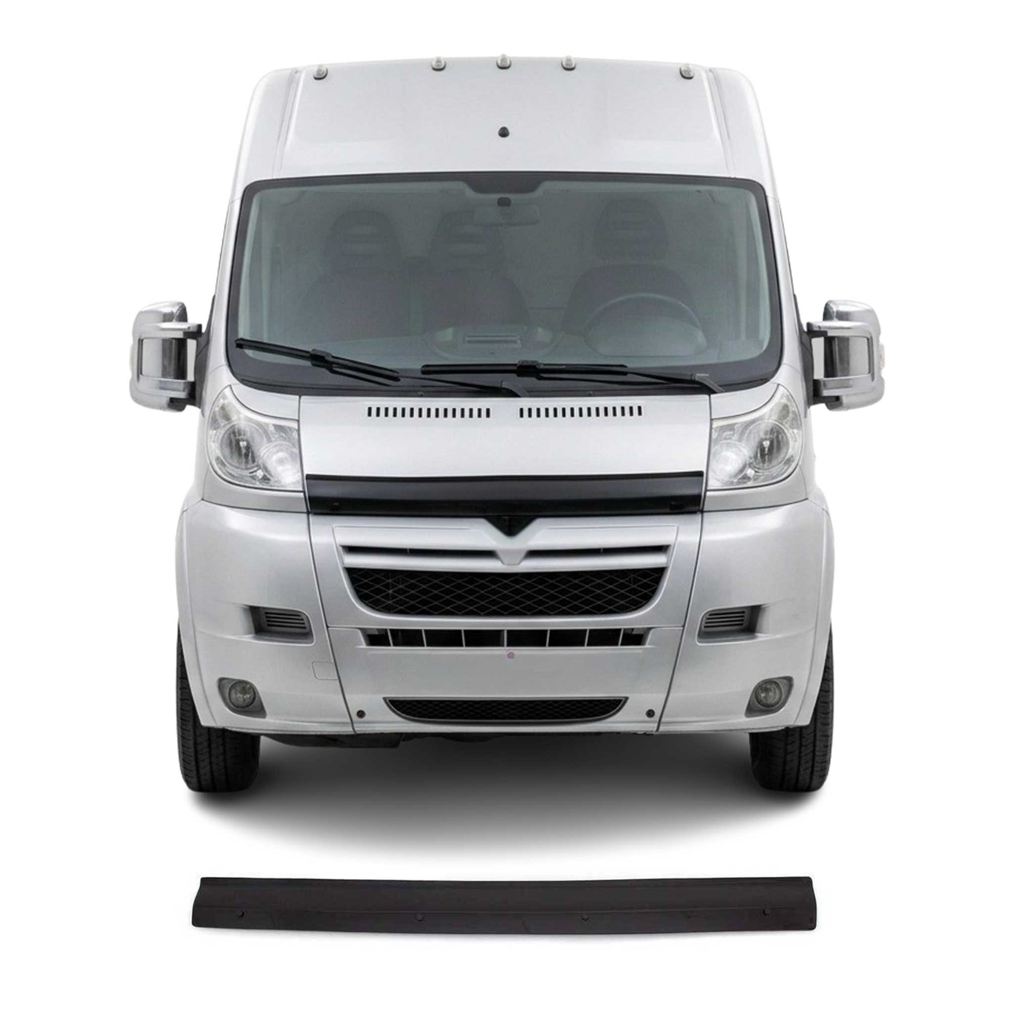 2015-2022 RAM ProMaster Front Bug Shield Hood Deflector 1 Pc Smoke