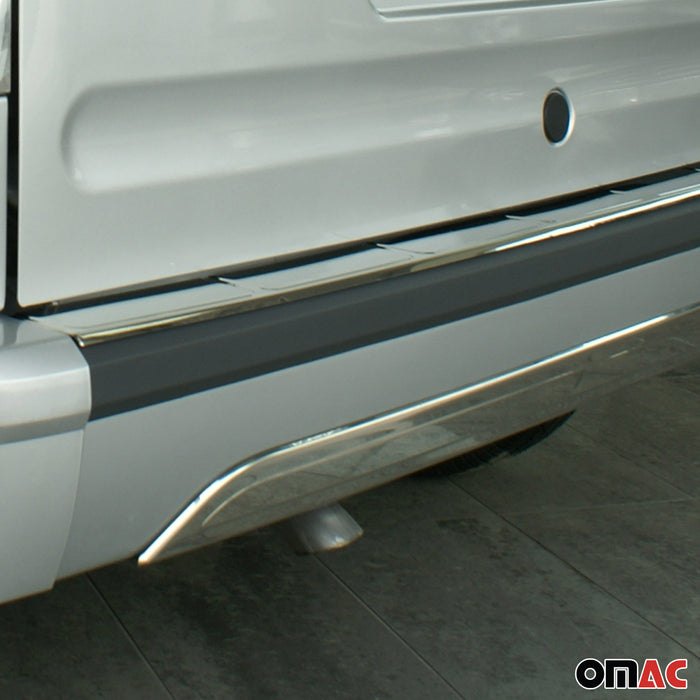 Rear Trunk Molding Trim for Ford Transit Connect 2010-2013 Steel Silver 1Pc