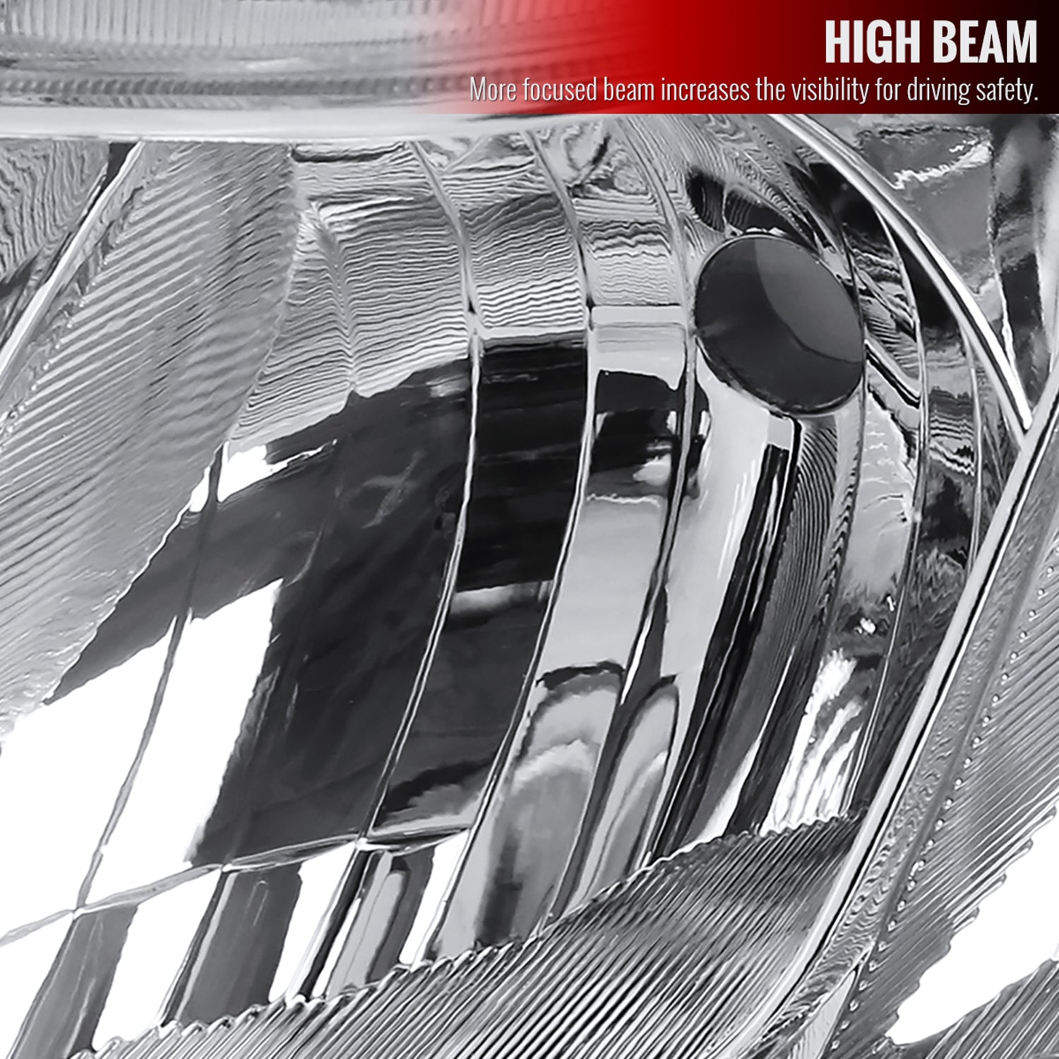 2012-2013 Honda Civic Coupe/ 2012-2015 Civic Sedan Crystal Headlights Chrome