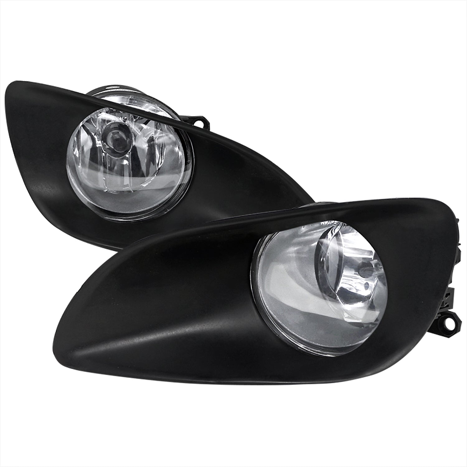 2006-2008 Toyota Yaris Sedan H11 Fog Lights Kit Chrome Housing/Clear Lens