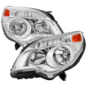 For Chevrolet Equinox 2010-2015 Factory Style Headlights Chrome Housing Clear Lens