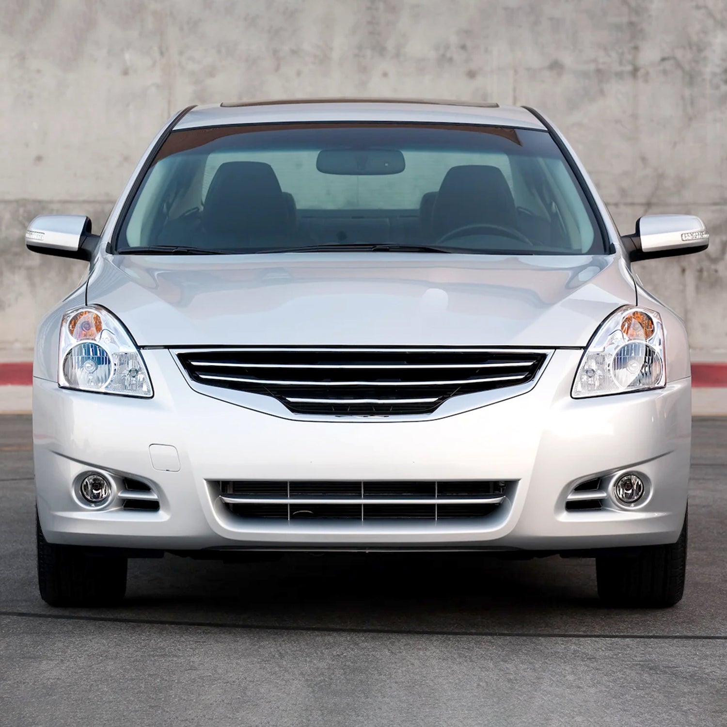 2010-2012 Nissan Altima Sedan Factory Style Headlights Chrome/Clear Lens