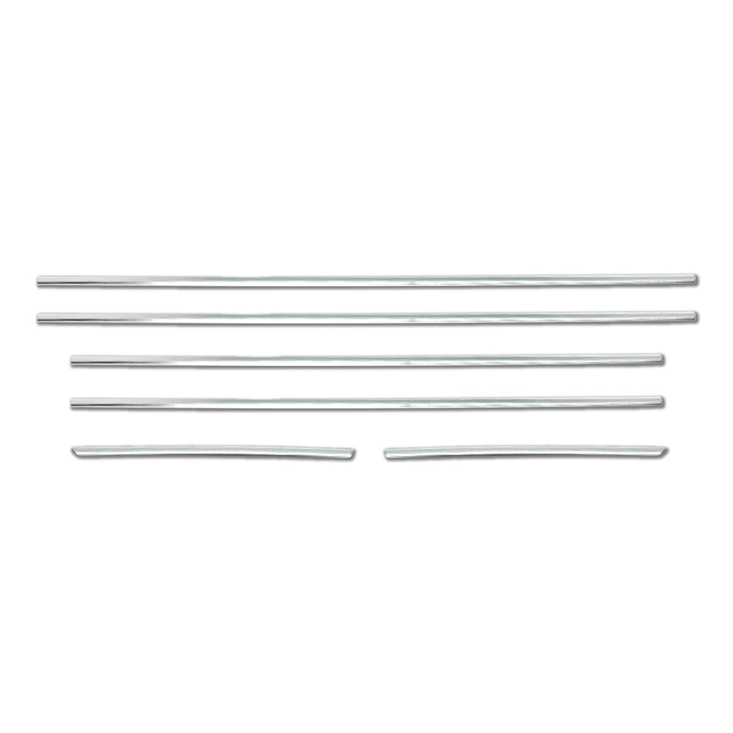 Window Molding Trim Streamer for Kia Sorento III 2014-2020 S.Steel Chrome