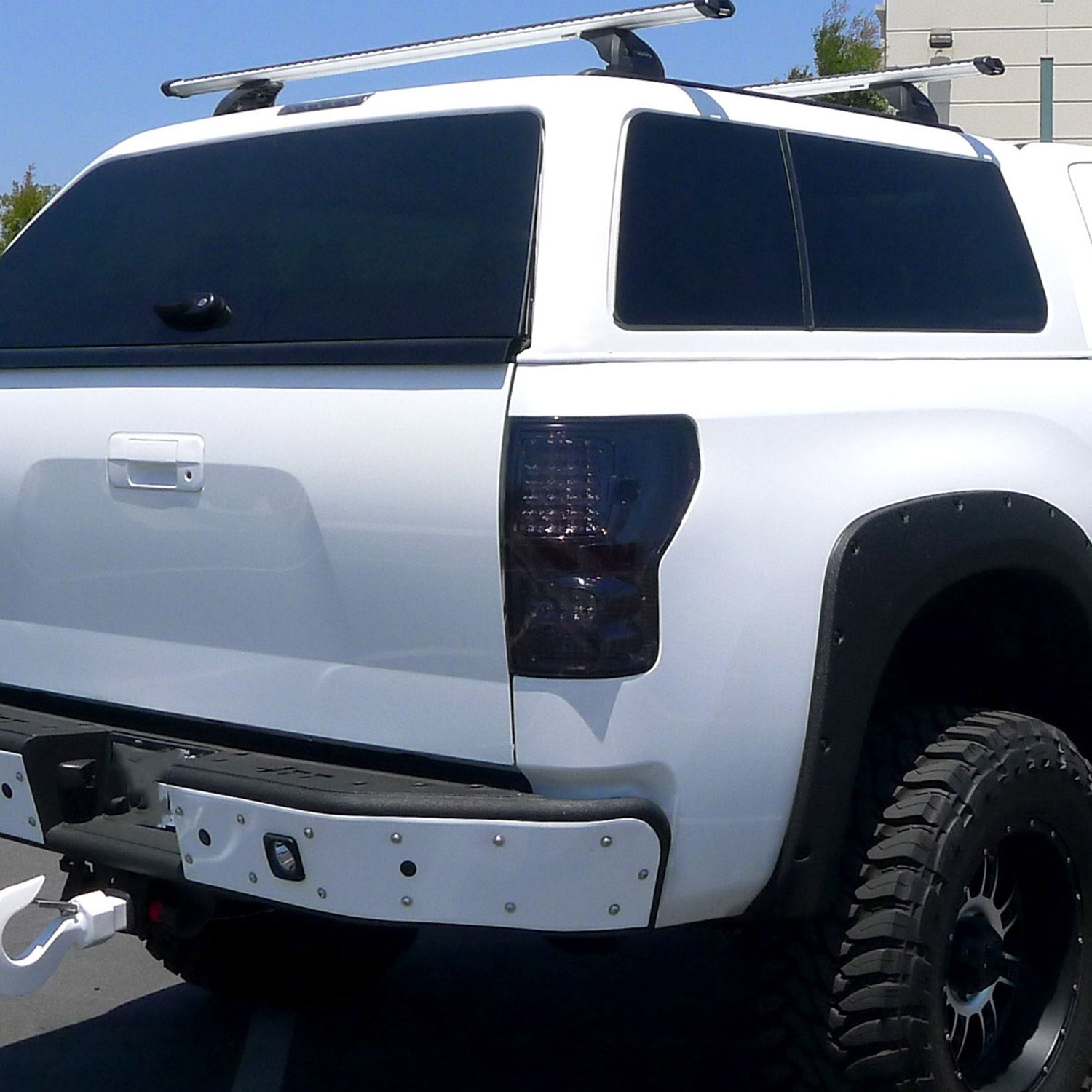 2007-2013 Toyota Tundra LED Tail Lights Chrome Housing/Smoke Lens