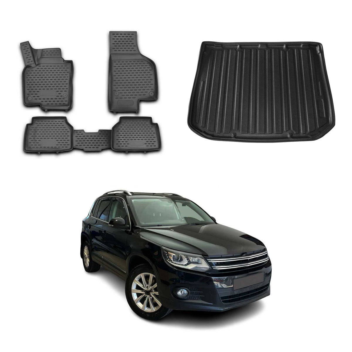 OMAC Floor Mats & Cargo Liners for VW Tiguan 2009-2017