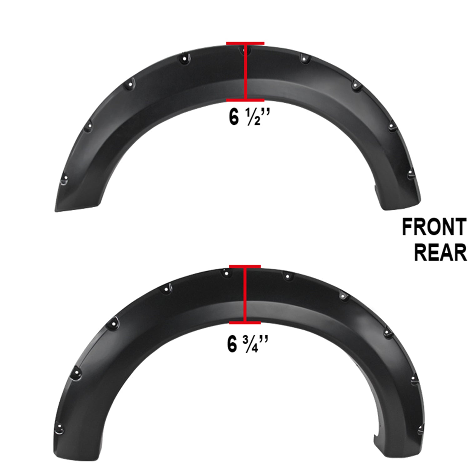 2004-2008 Ford F-150/ 2007-2008 Lincoln Mark LT Rivet Style Fender Flares