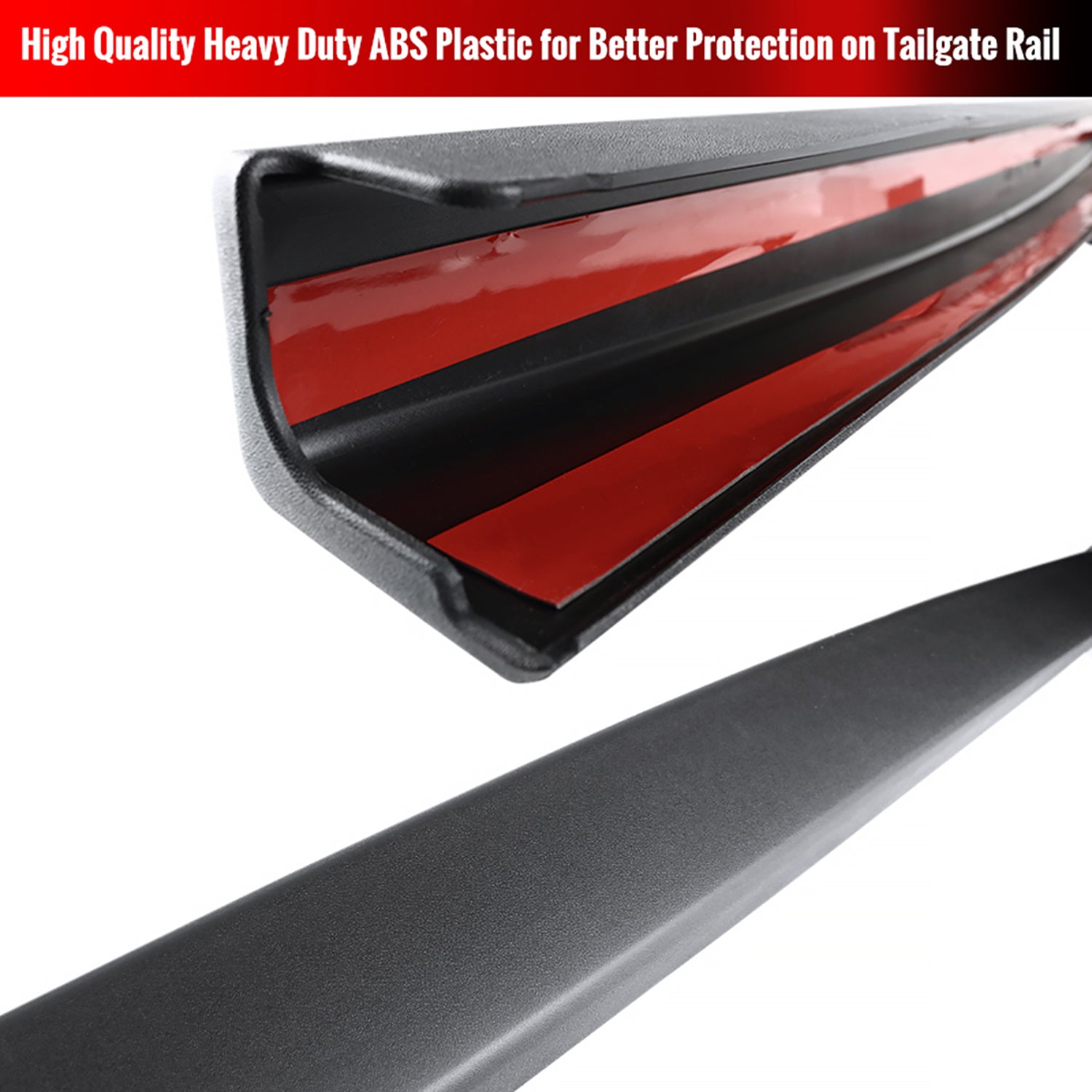 2005-2009 Hummer H2 Sport Utility Truck Black ABS Tailgate Cap Protector Cover