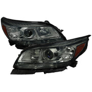 2013-2015 Chevy Malibu / Malibu Limited Projector Headlights Amber Reflectors