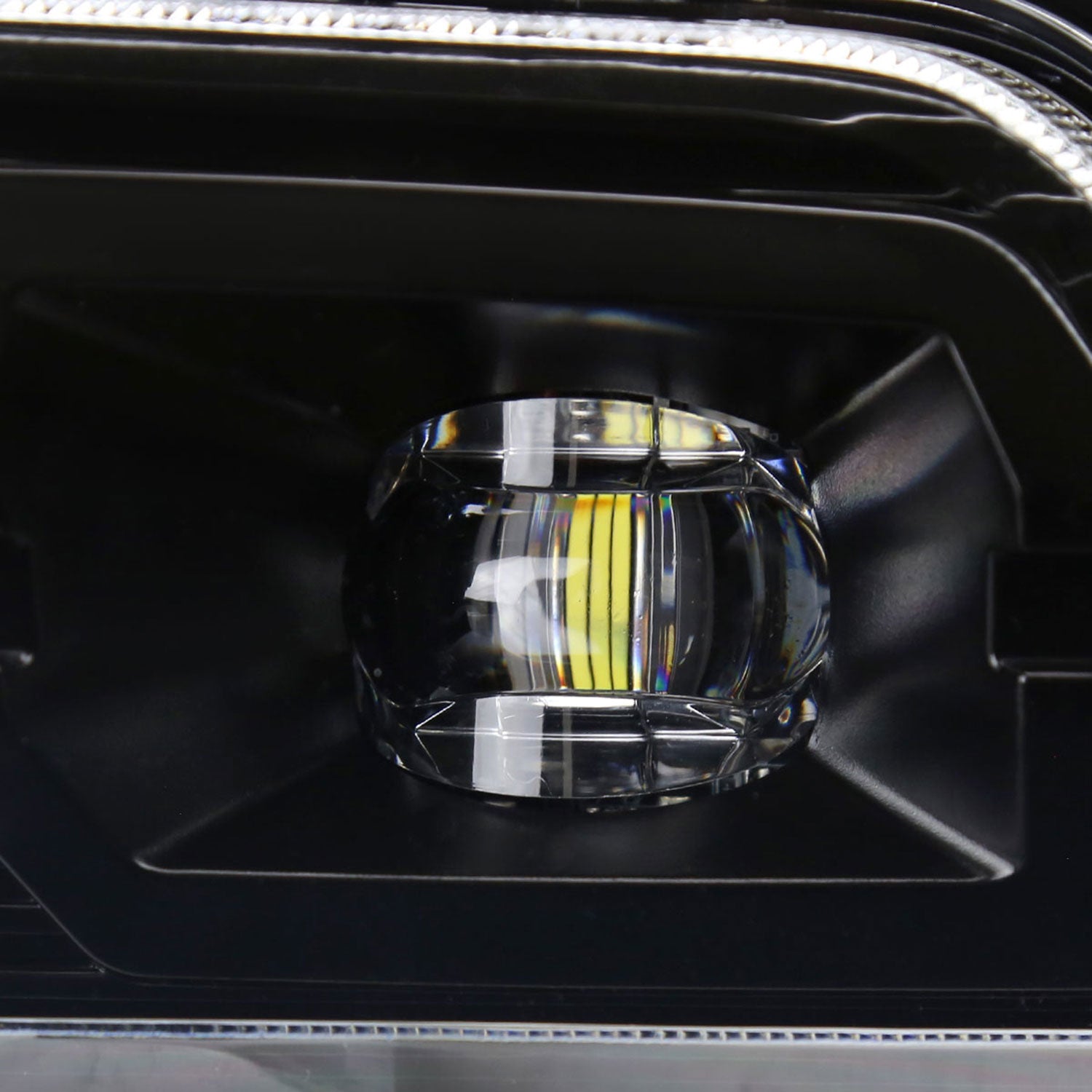 2019-2022 Chevy Silverado 1500/2500HD/3500HD LED Fog Lights Kit Matt Black