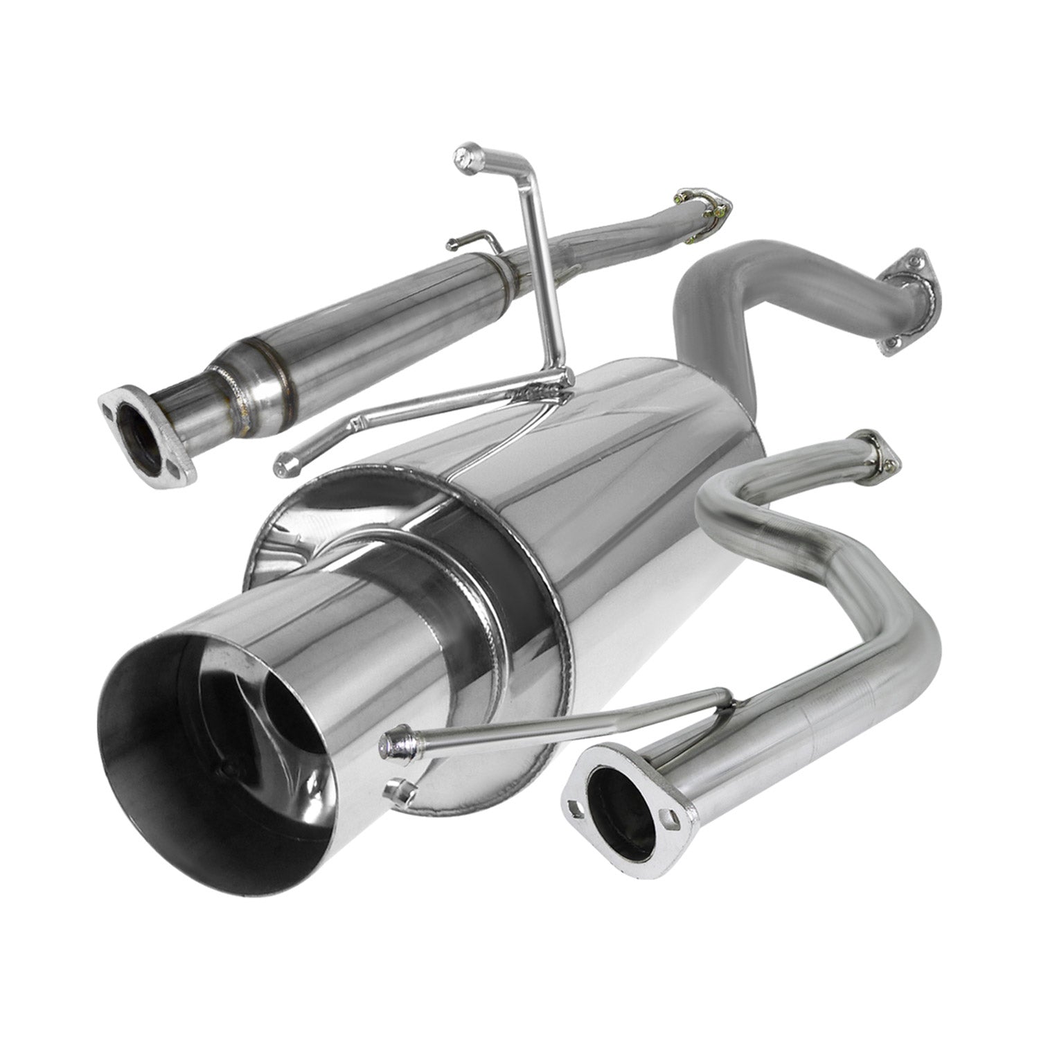 1992-2000 Honda Civic T-304 Stainless Steel N1 Style Catback Exhaust System