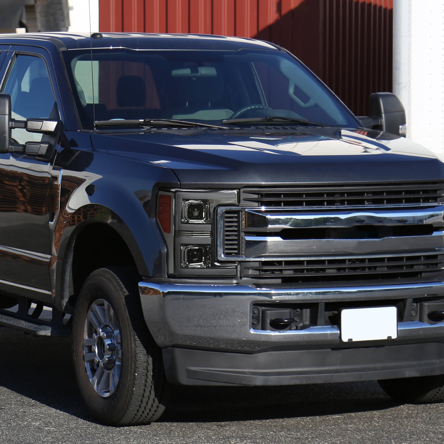 2017-2019 Ford F-250 F-350 F-450 F-550 LED C-Bar Headlights Signal Smoke