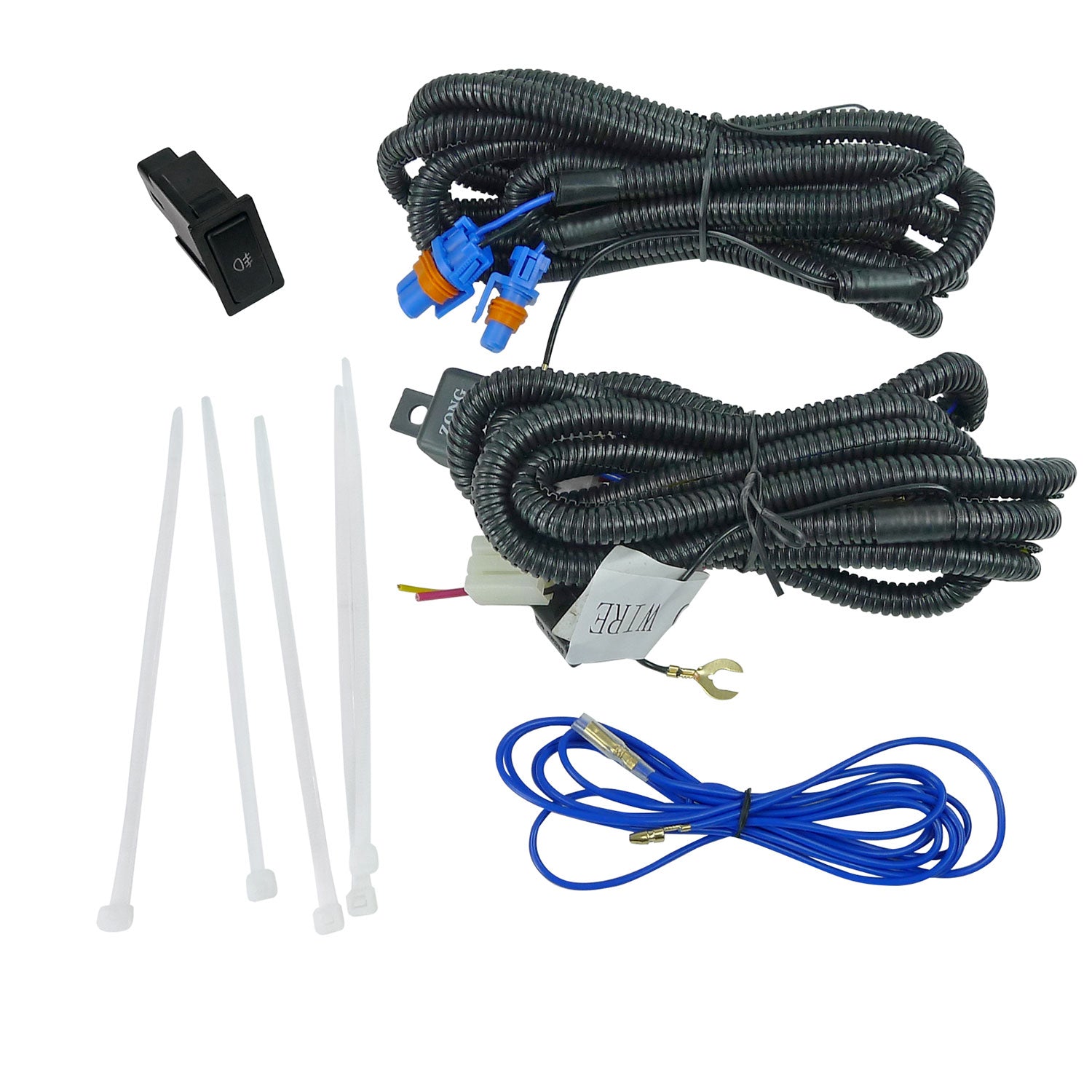 2002-2008 Toyota Solara/Camry/Corolla 9006 Fog Lights Kit Chrome/Smoke Lens