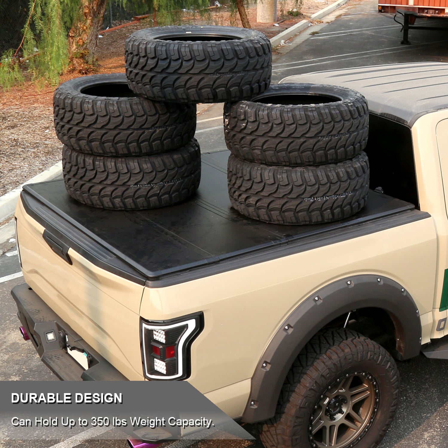 2009-2021 Dodge RAM 1500 / RAM 2500 3500 5'8" Hard Quad-Fold Tonneau Cover