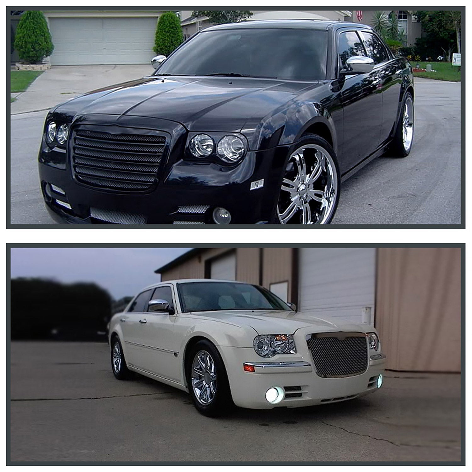 2005-2010 Chrysler 300/300C Dodge Magnum/Charger Chrome ABS Mirror Covers