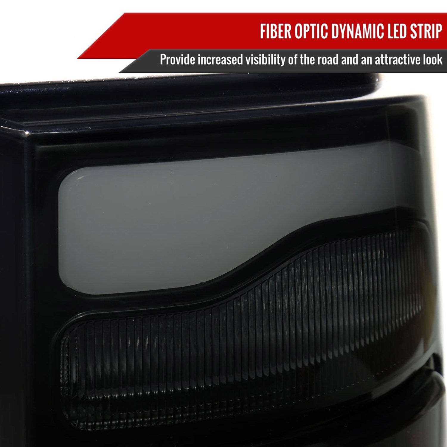 2013-2018 RAM 1500/2500/3500 Sequential Signal LED Tail Lights Black/Smoke