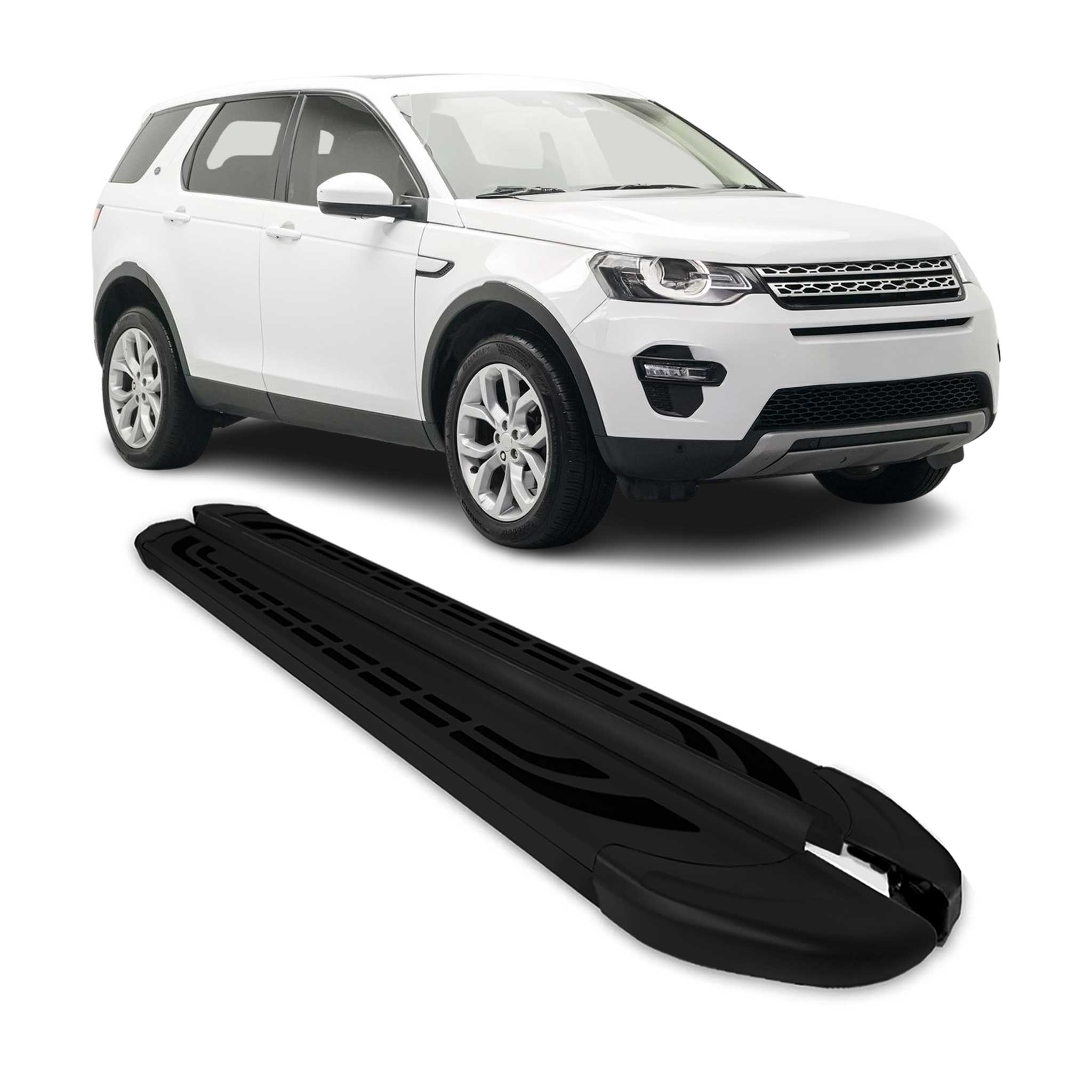 2015-2019 Land Rover Discovery Sport Running Boards Side Steps Black