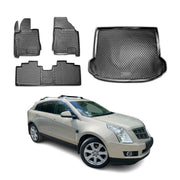 2010-2016 Cadillac SRX Floor Mats & Cargo Liner Full Set All Weather Black