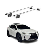 2019-2026 Lexus UX200 UX250h Roof Rack Cross Bars Silver Carrier 2 Pcs