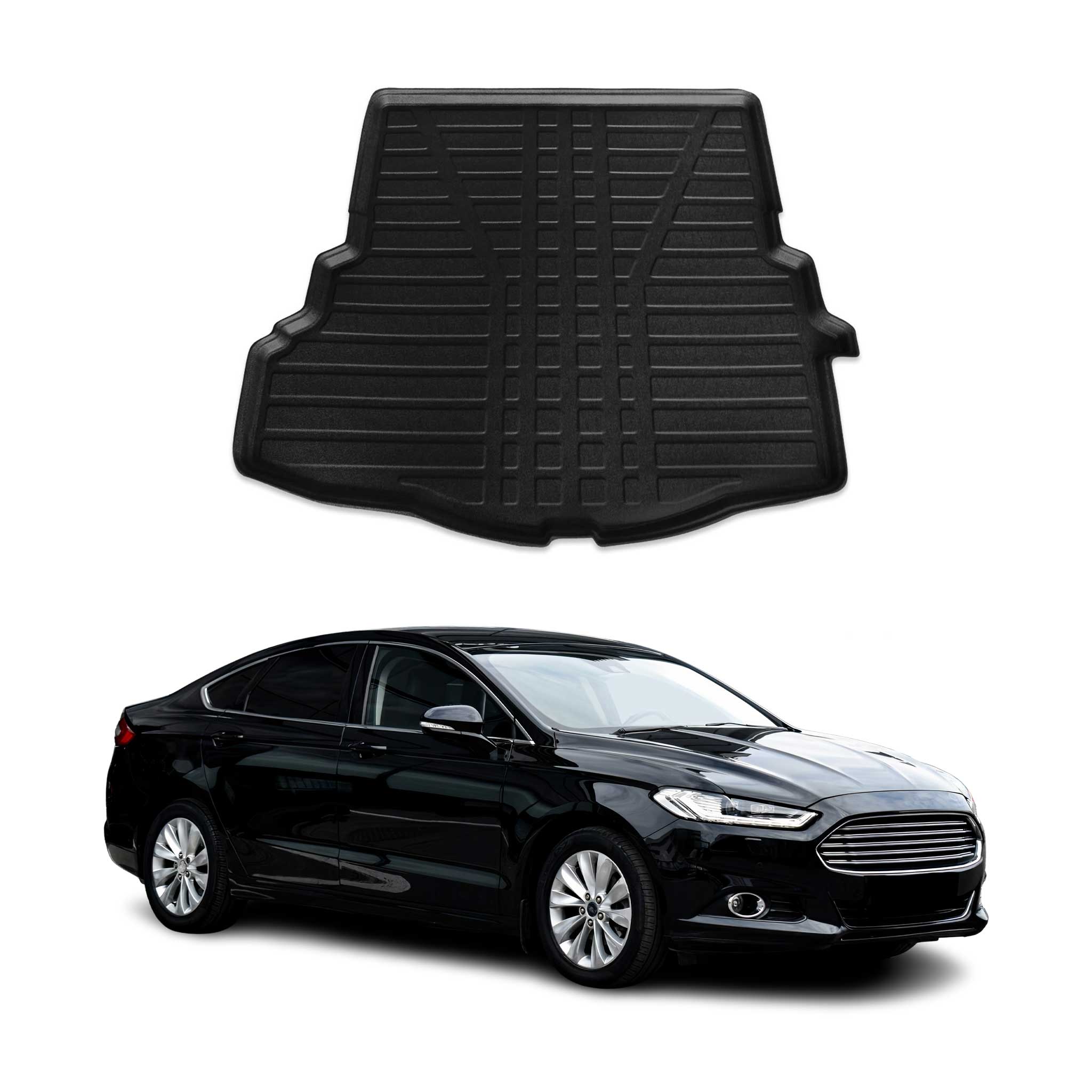 2013-2020 Ford Fusion Sedan Cargo Liner Trunk Mat All Weather Black