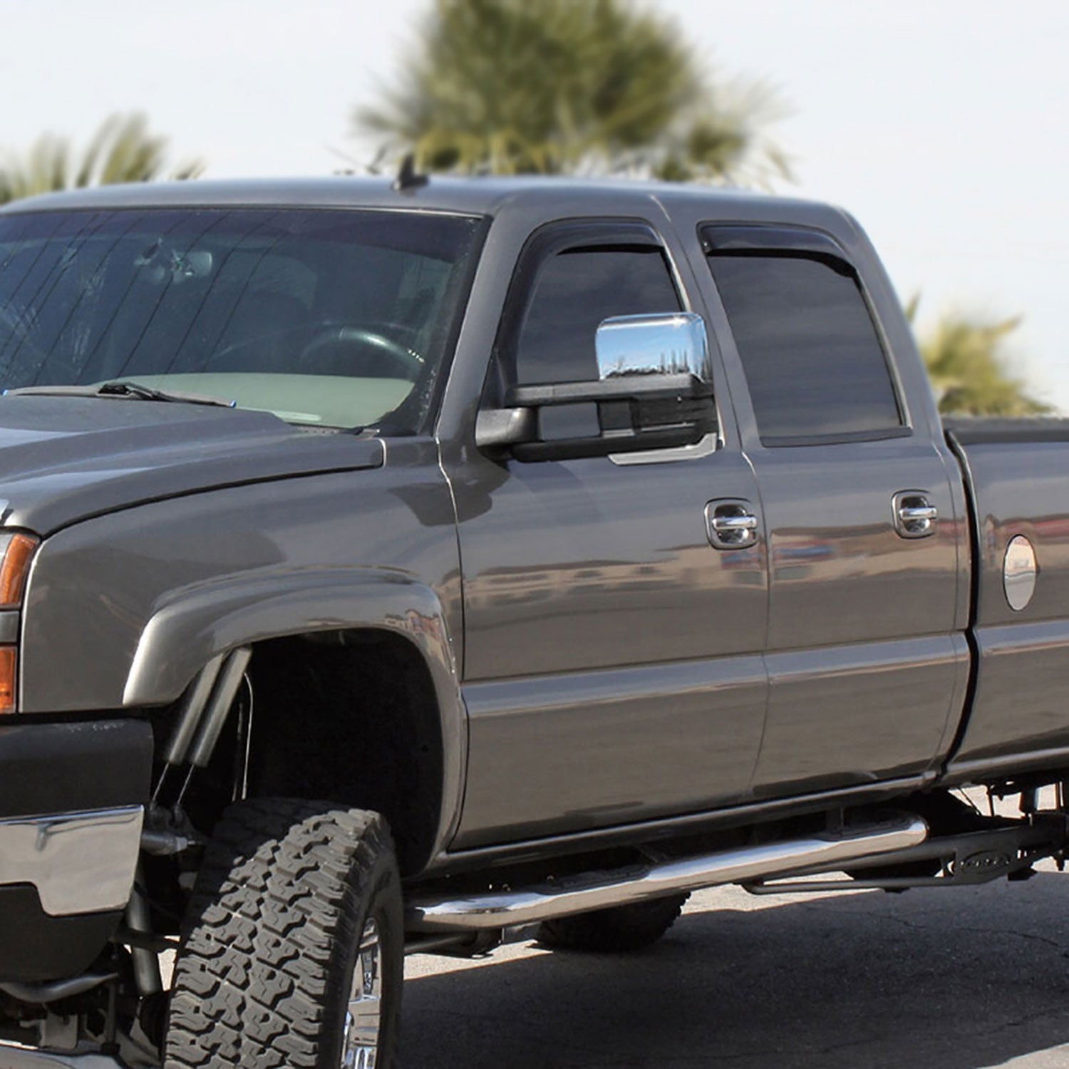 2002-2007 Chevy Silverado/Tahoe/Sierra/Yukon Heated Towing Mirrors Smoke Lens