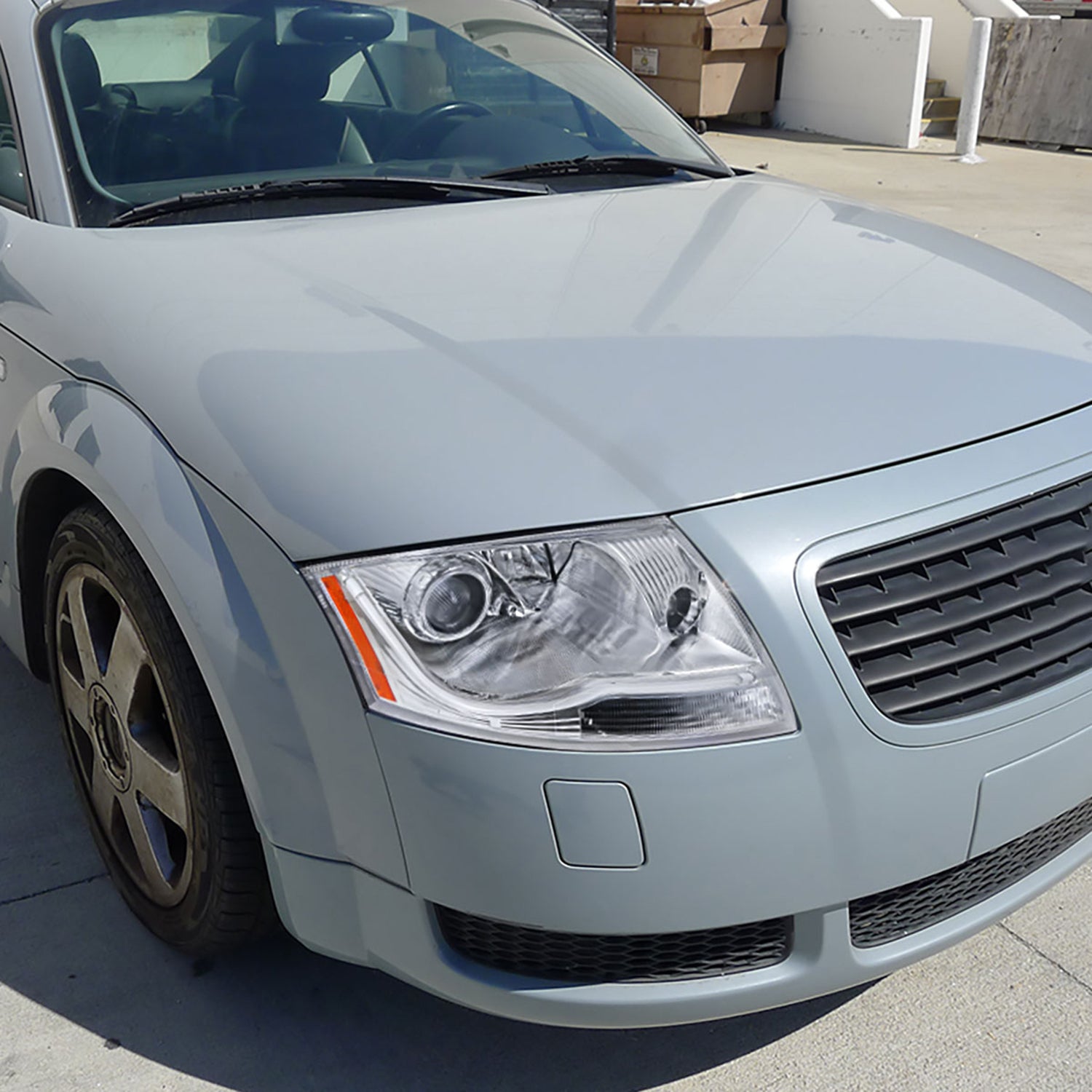 1999-2006 Audi TT LED Bar Projector Headlights Chrome Housing/Clear Lens