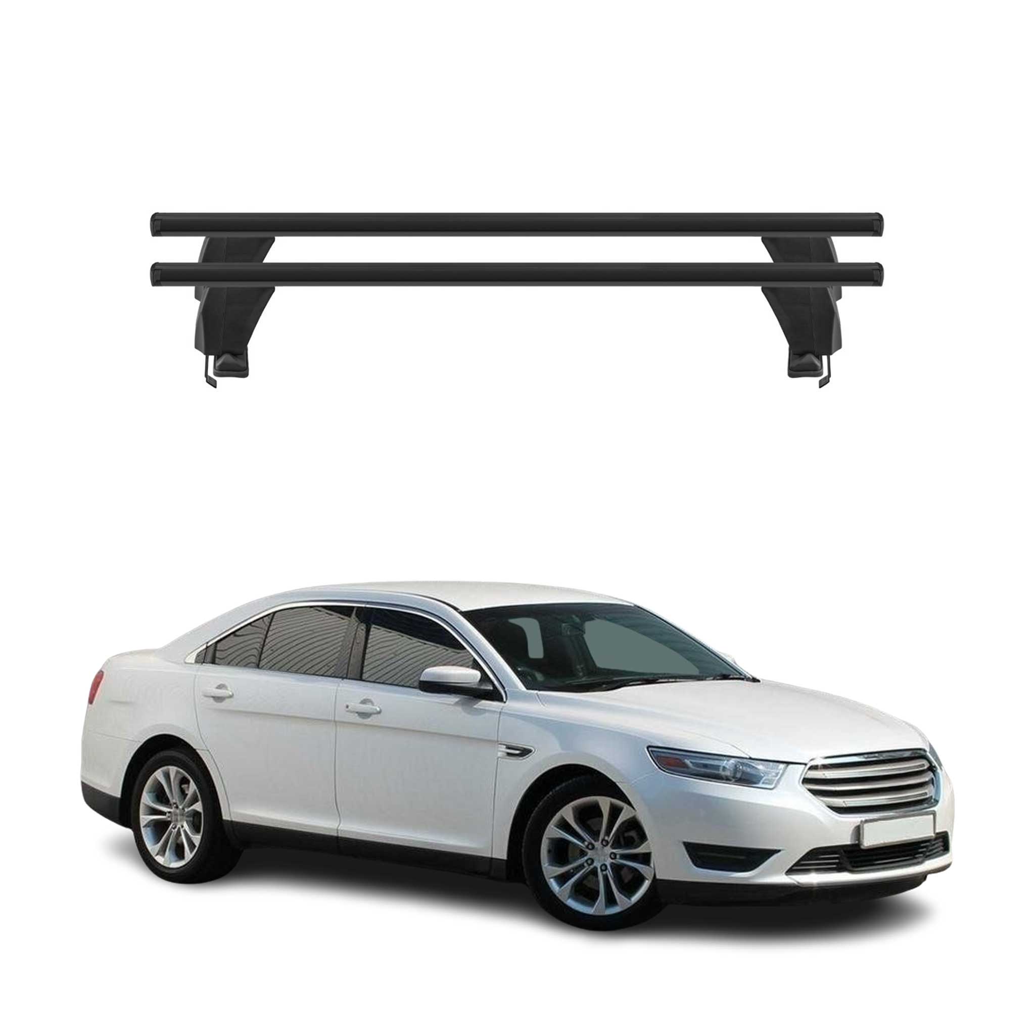 2010-2019 Ford Taurus Roof Rack Cross Bars Black