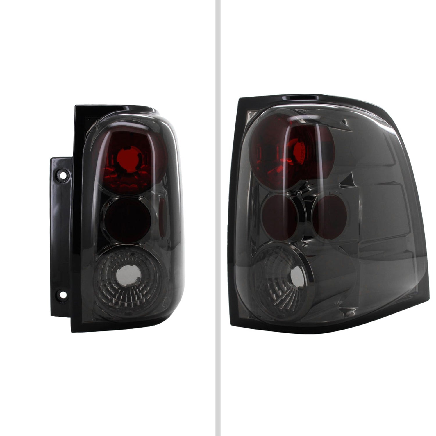 2003-2006 Ford Expedition Tail Lights Chrome Housing/Smoke Lens