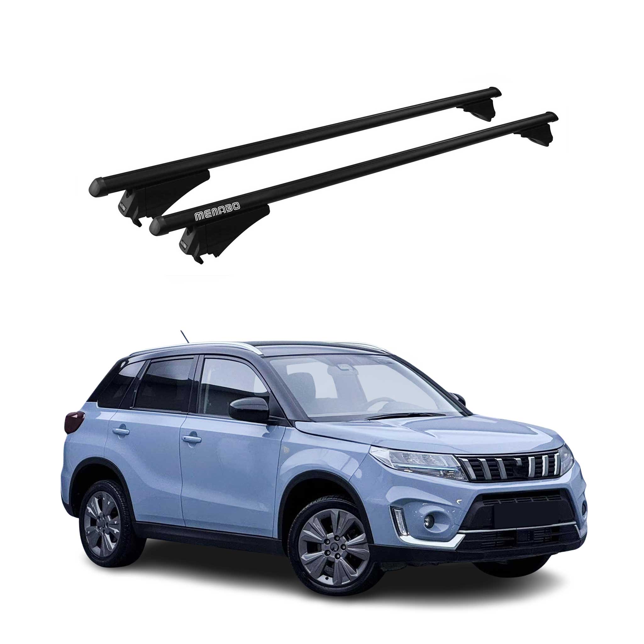 2015-2024 Suzuki Vitara Roof Rack Cross Bars Black