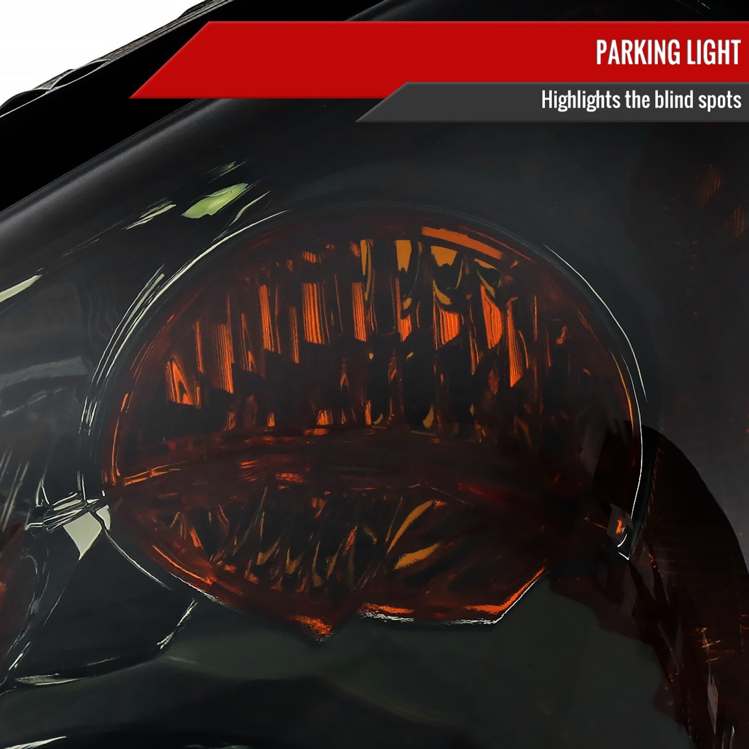 2005-2006 Honda CR-V Factory JP Headlights w/Amber Reflectors Chrome/Smoke