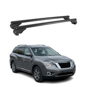 2013-2020 Nissan Pathfinder Roof Rack Cross Bars Black
