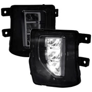 2016-2018 Chevy Silverado 1500 LED Fog Lights Kit Chrome Housing/Smoke Lens