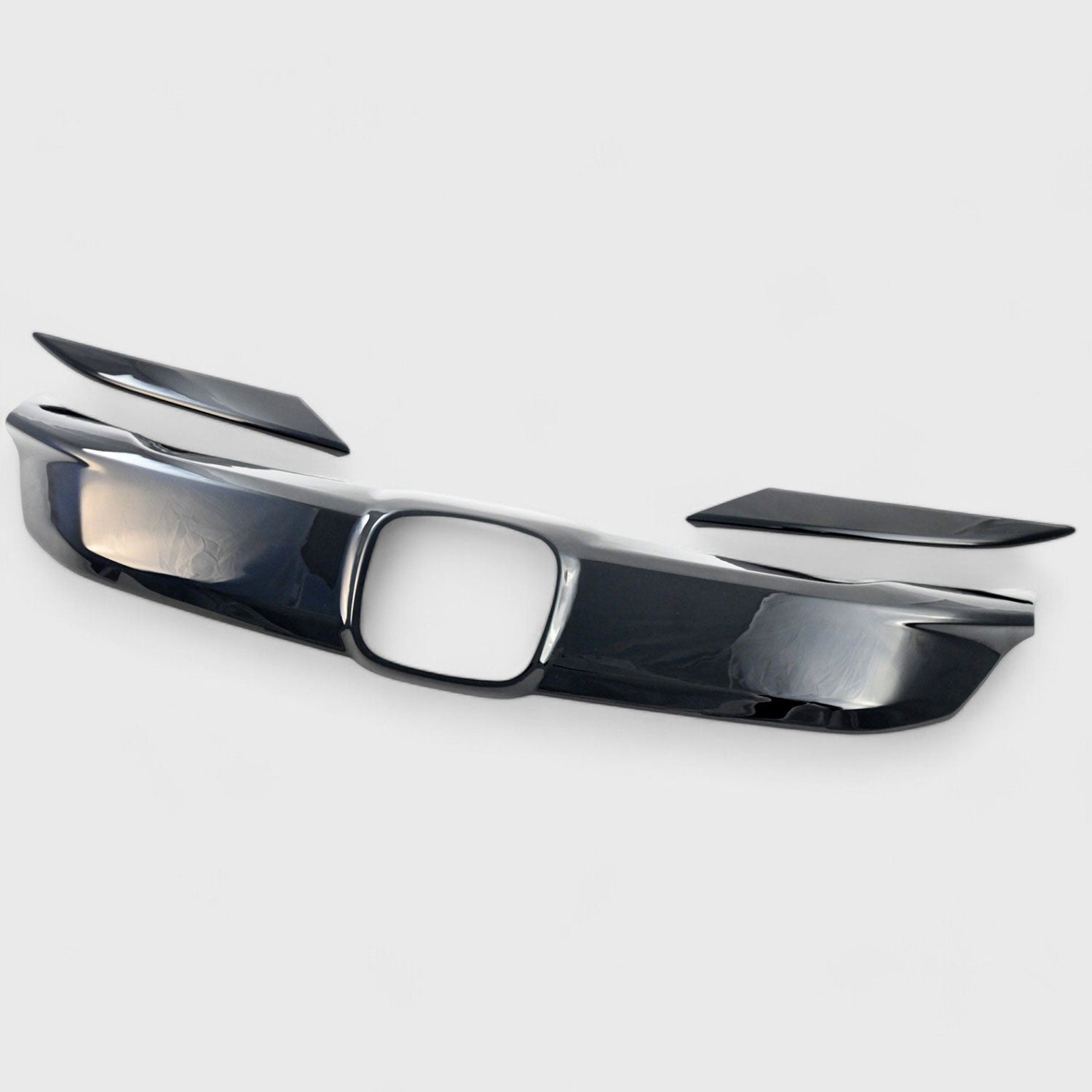 2019-2022 Honda HR-V Grille Overlay Gloss Black 3Pcs ABS Plastic