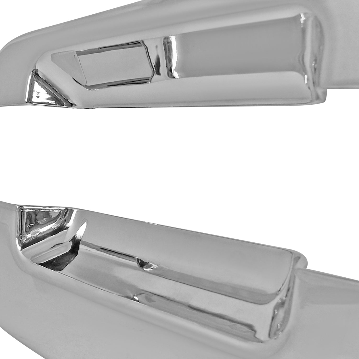 2004-2012 Ford F-150 2DR ABS Door Handle Covers w/ Keyholes Chrome