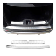 Rear Bumper Guard & Trunk Sill Cover Set for Hyundai Tucson IV 2022-2024 Brushed