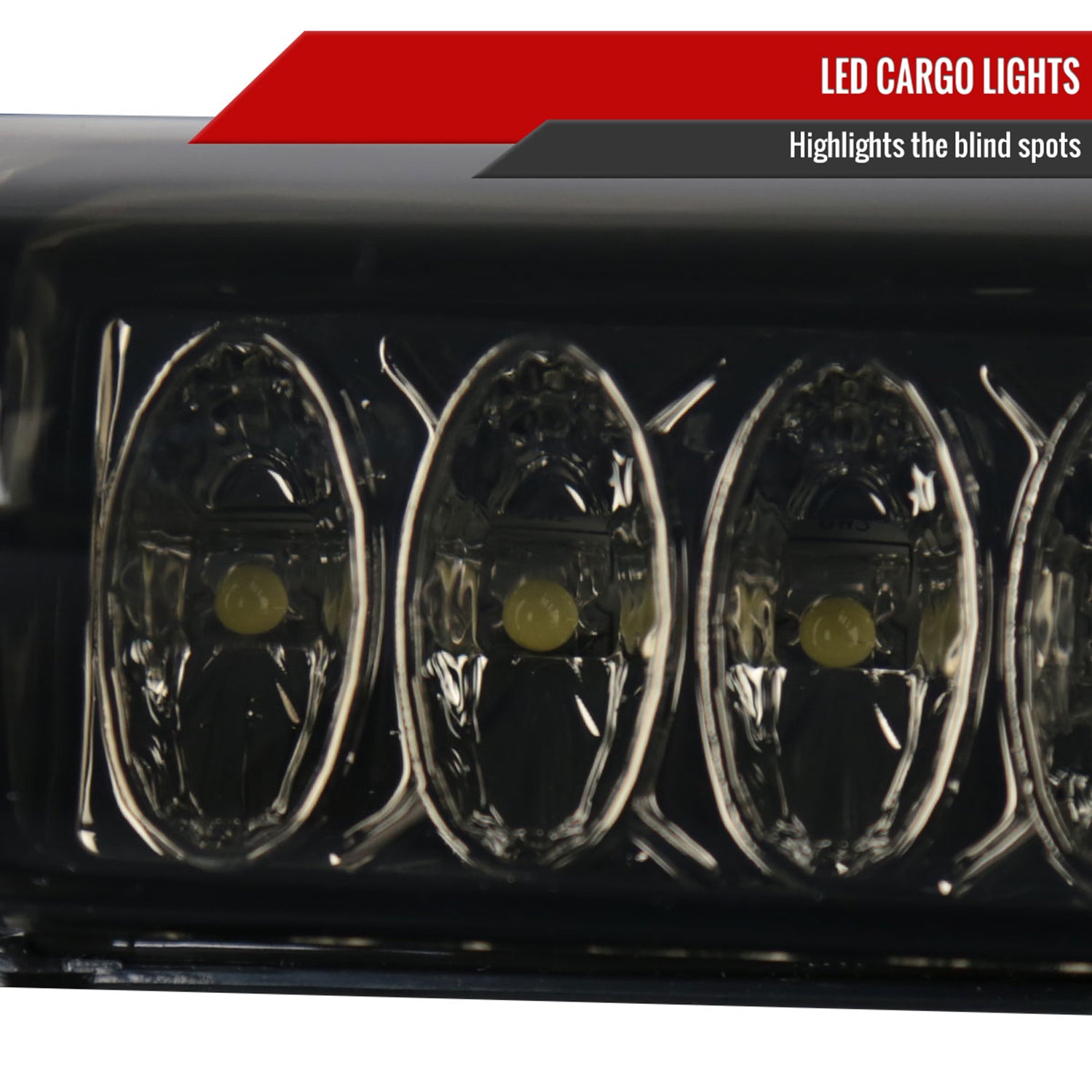 1997-2004 Ford F-150/F-250 Lincoln LED 3rd Brake Tail Light Chrome/Smoke