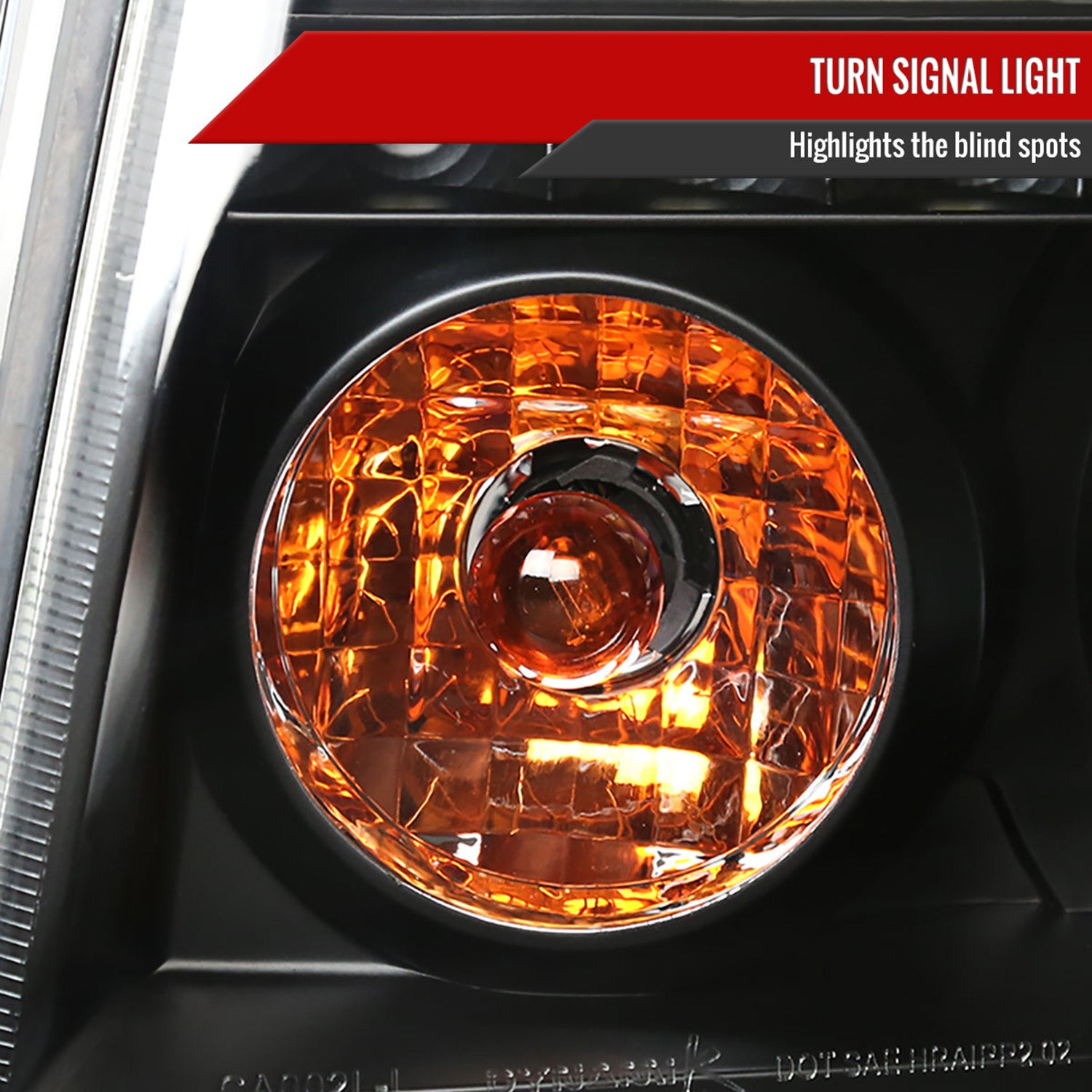 2002-2006 Cadillac Escalade Dual Halo Projector Headlights SMD LED Light Black