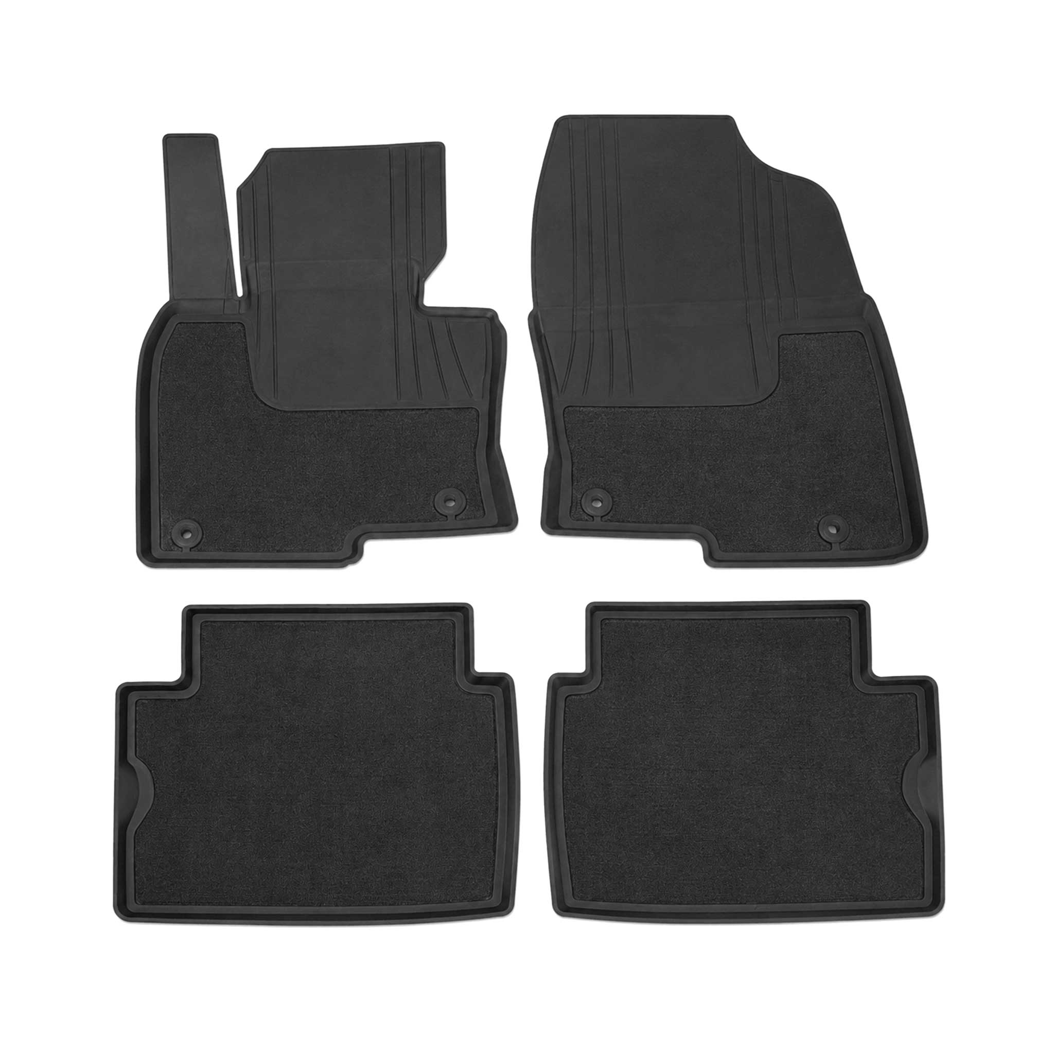 2019-2025 Toyota RAV4 Floor Mats Liners Full Set All Weather Black