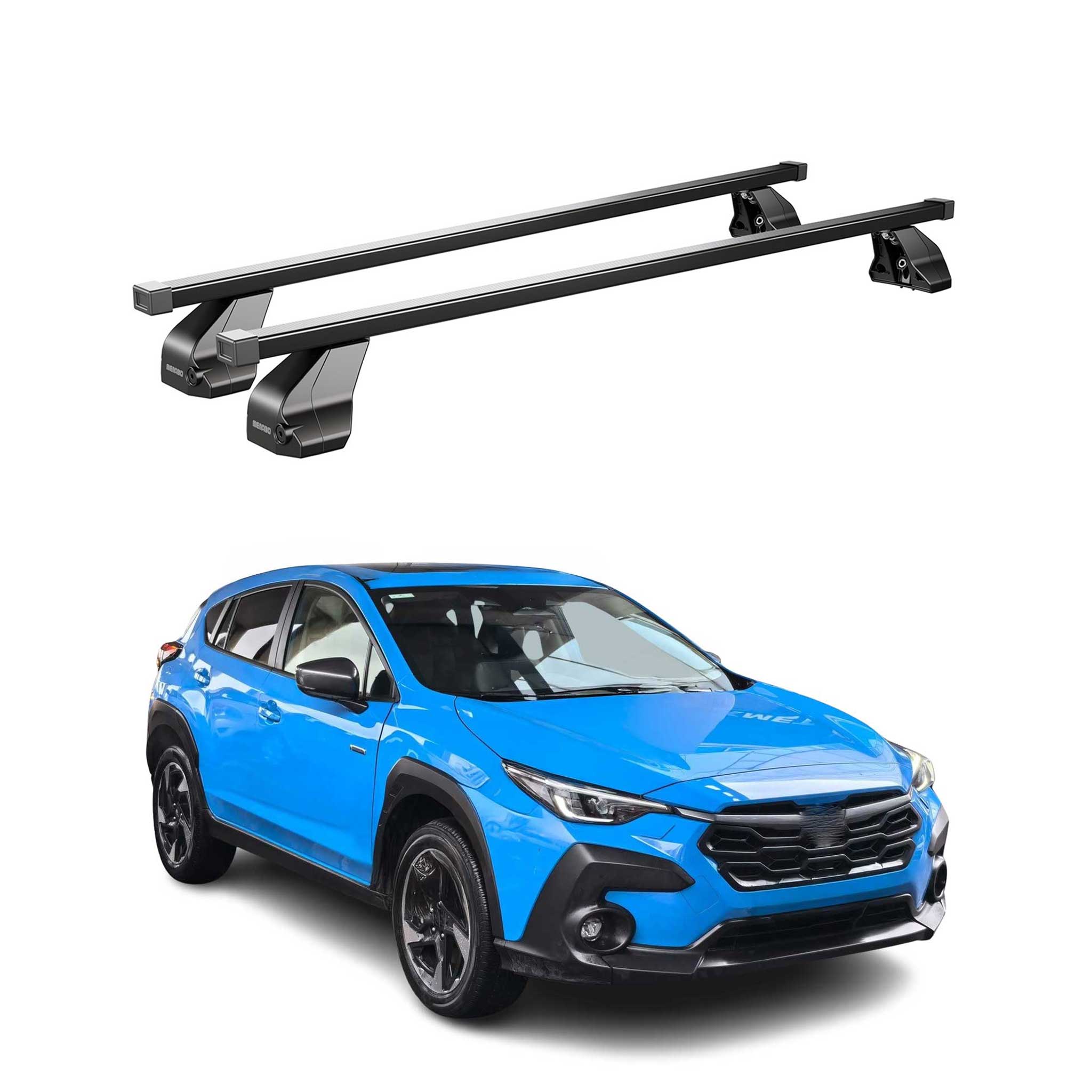 2018-2023 Subaru Crosstrek Roof Rack Cross Bars Black