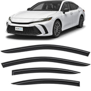 Clim Art Wind Deflectors for Toyota Camry 2025-2026 Sedan Tape-On Dark Smoke 4x