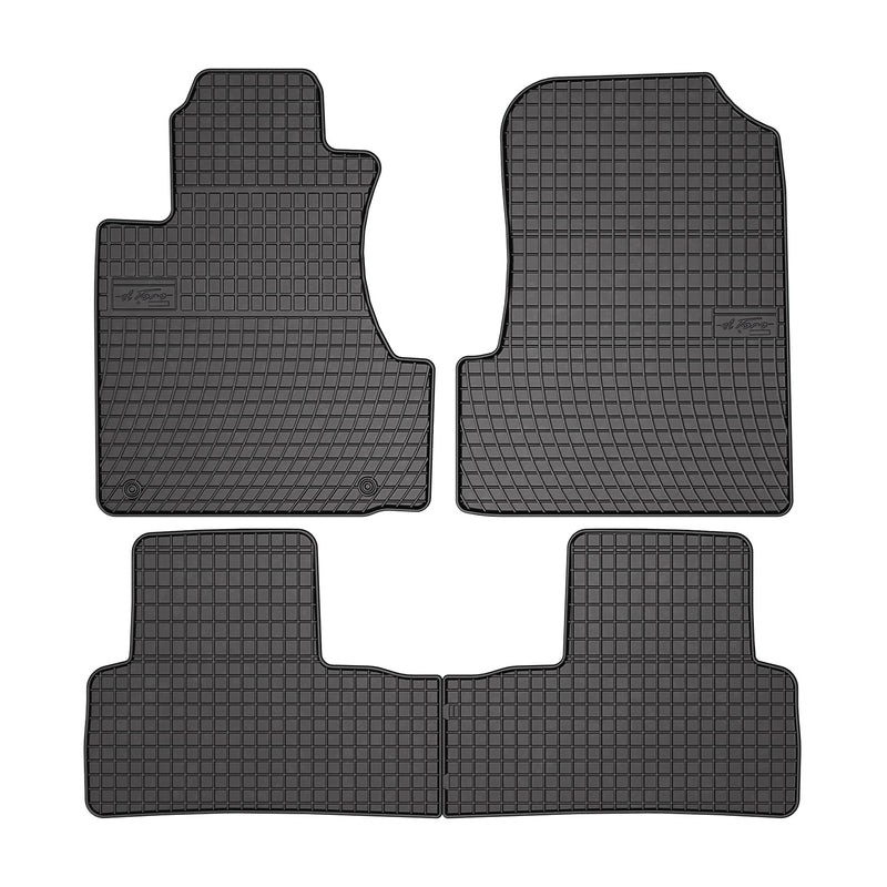 2007-2011 Honda CR-V Floor Mats Liners Full Set All Weather Rubber Black