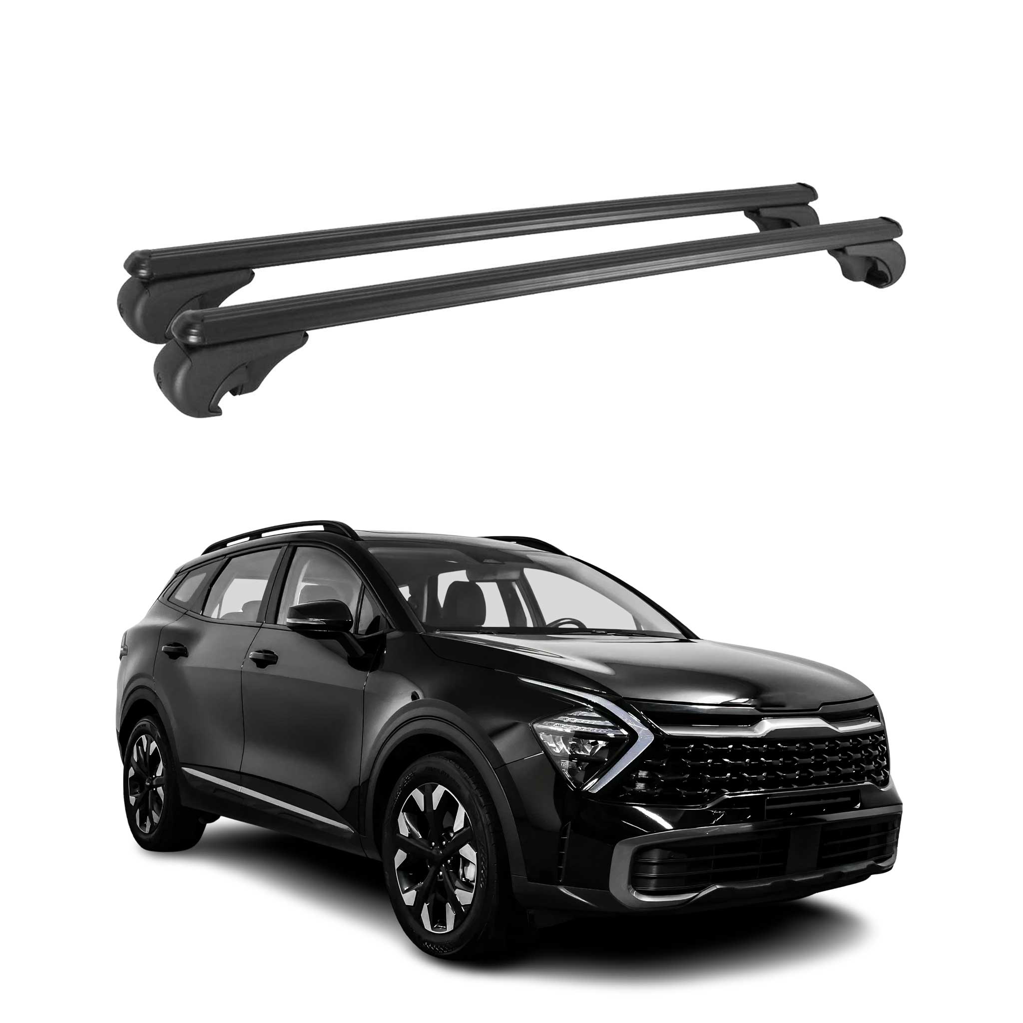 2023-2026 Kia Sportage Roof Rack Cross Bars Black