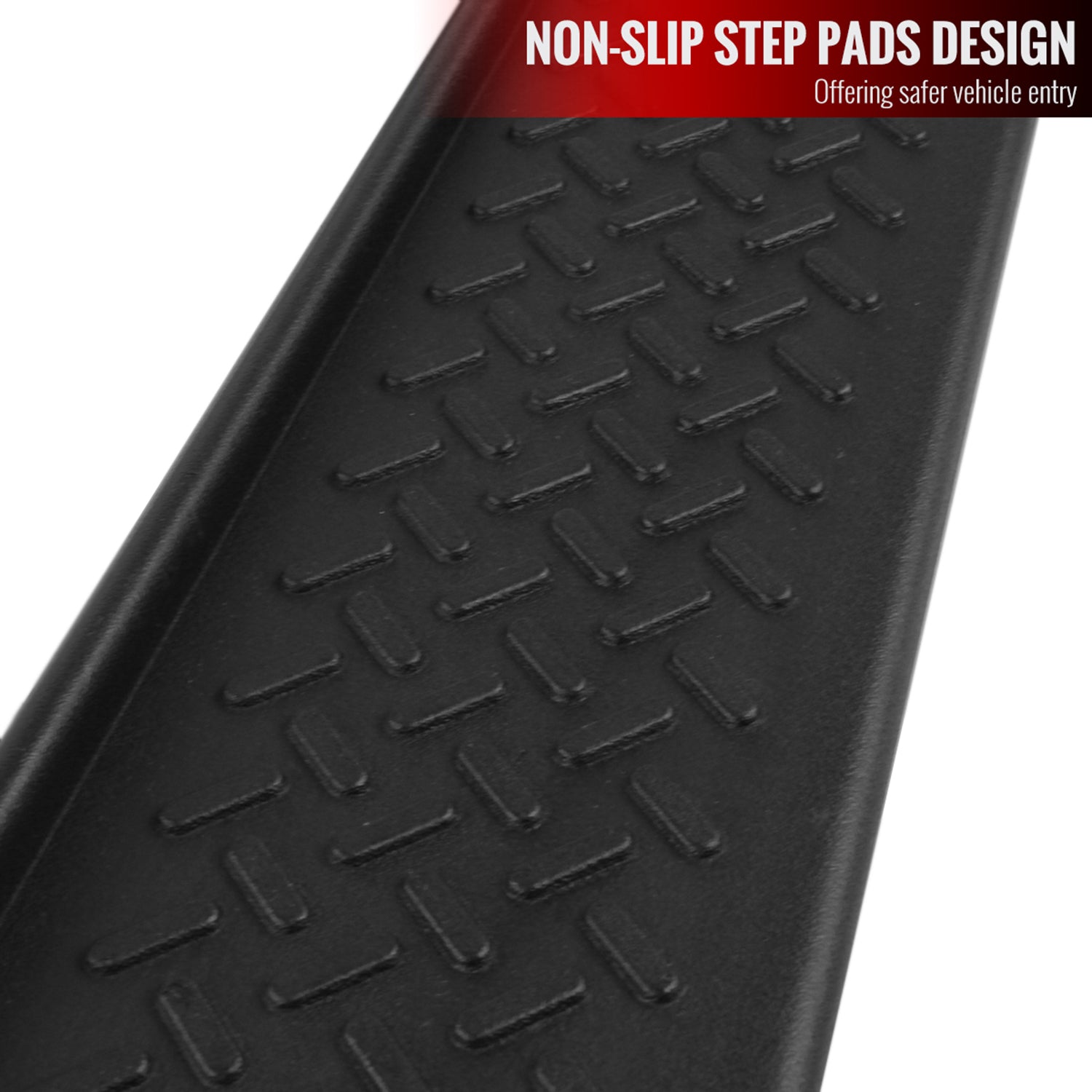 2007-2016 Jeep Wrangler 2DR Black ABS Factory Style Side Step Running Boards