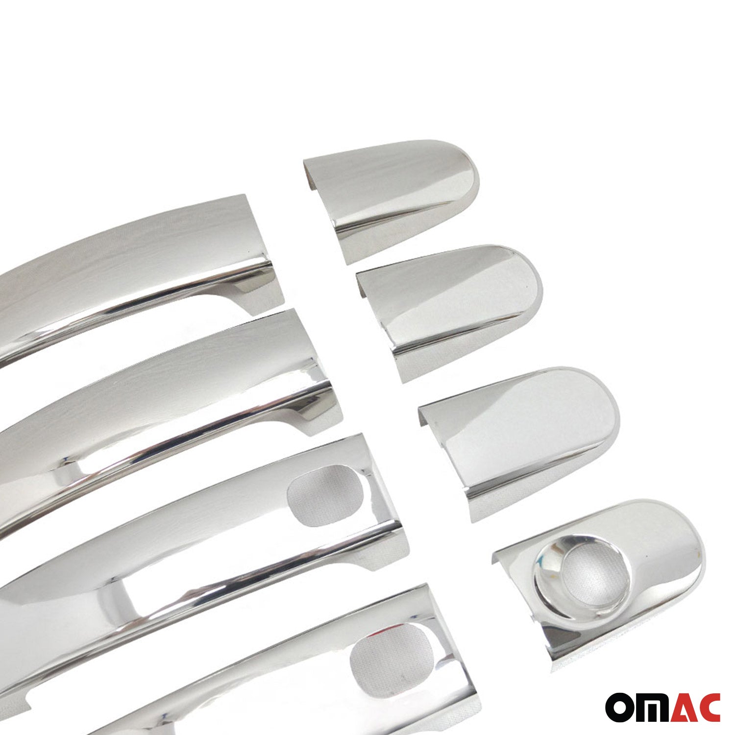 2008-2011 Mercury Mariner Car Door Handle Cover Protector Keyless Stainless Steel Chrome 8Pcs