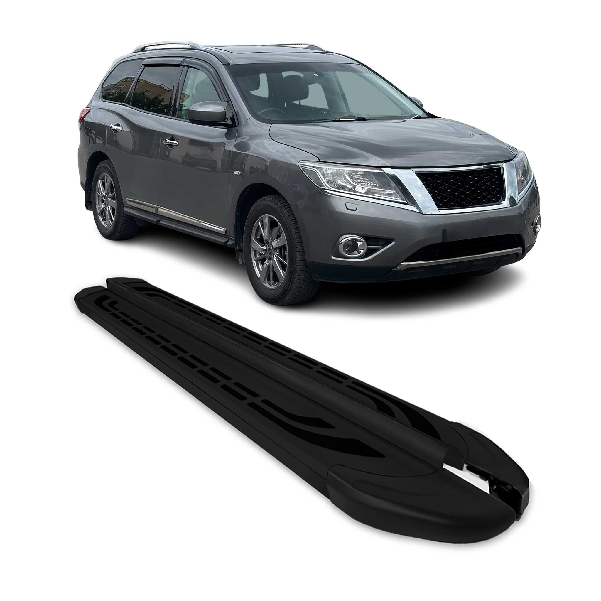 2013-2021 Nissan Pathfinder Nerf Bar Side Step Running Boards Alu 2x