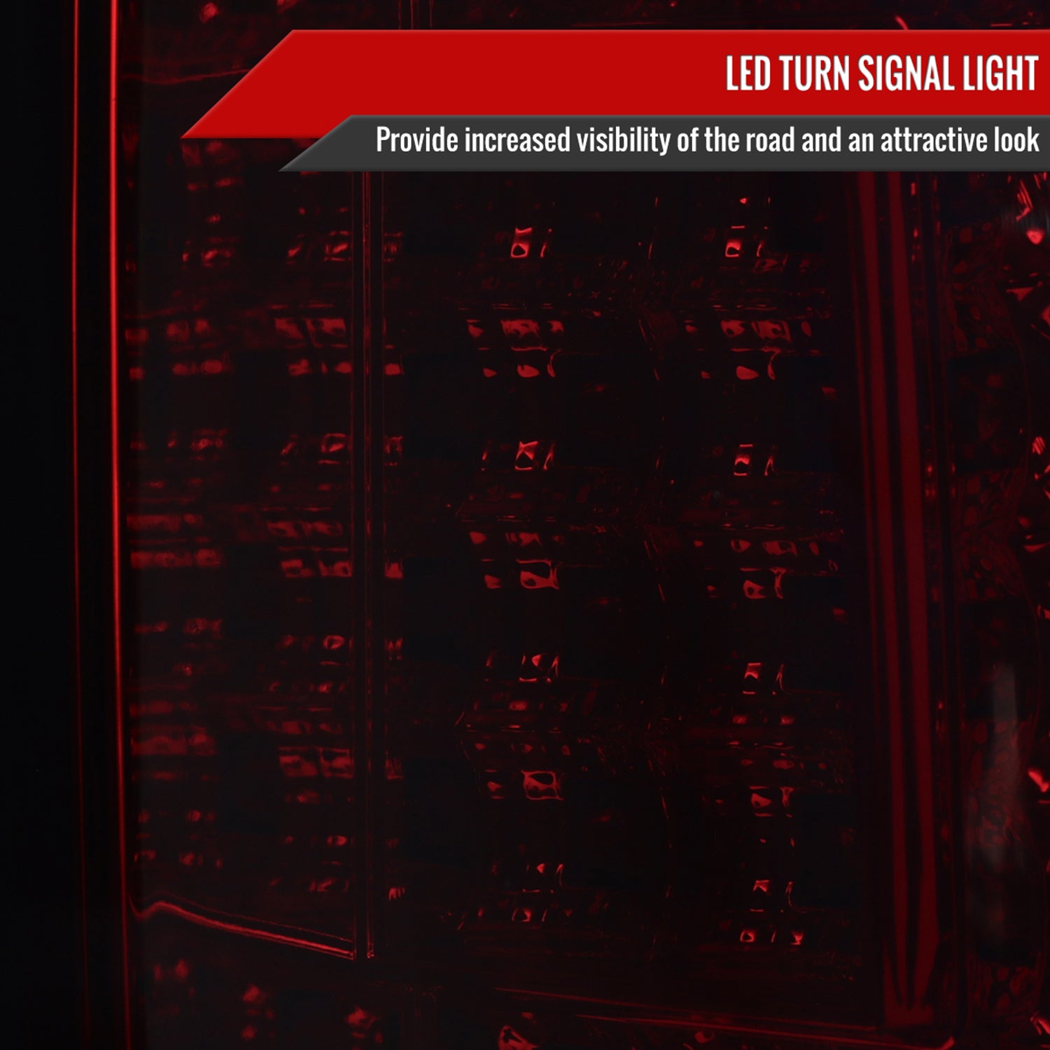 2000-2006 Chevy Suburban/Tahoe/Yukon/Yukon XL LED C Bar Tail Lights Red Smoke