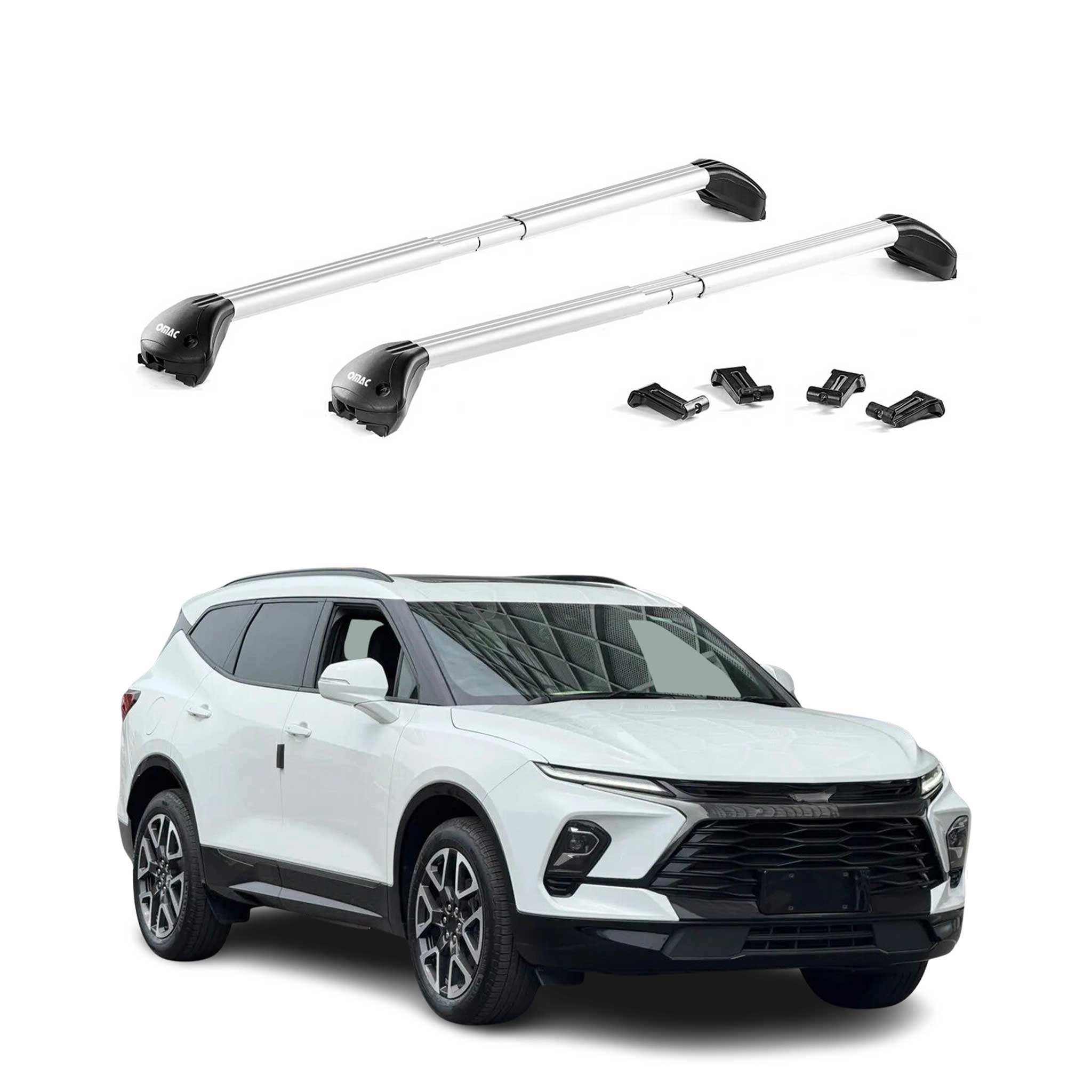 2024-2025 Chevrolet Blazer EV Roof Rack Cross Bars Luggage Carrier Alu