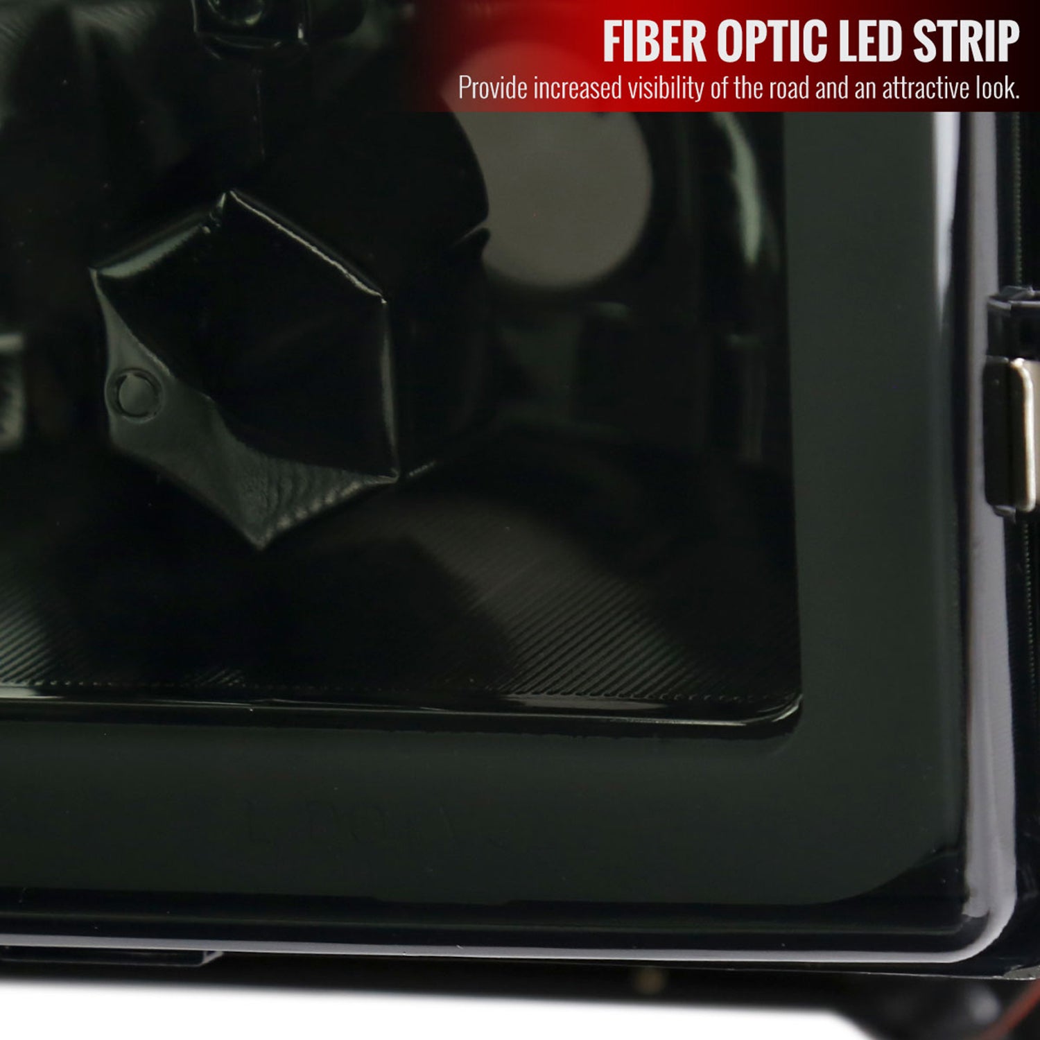 1988-1998 Chevy C10/Tahoe/Sierra/Yukon/Suburban LED Headlights Chrome Smoke