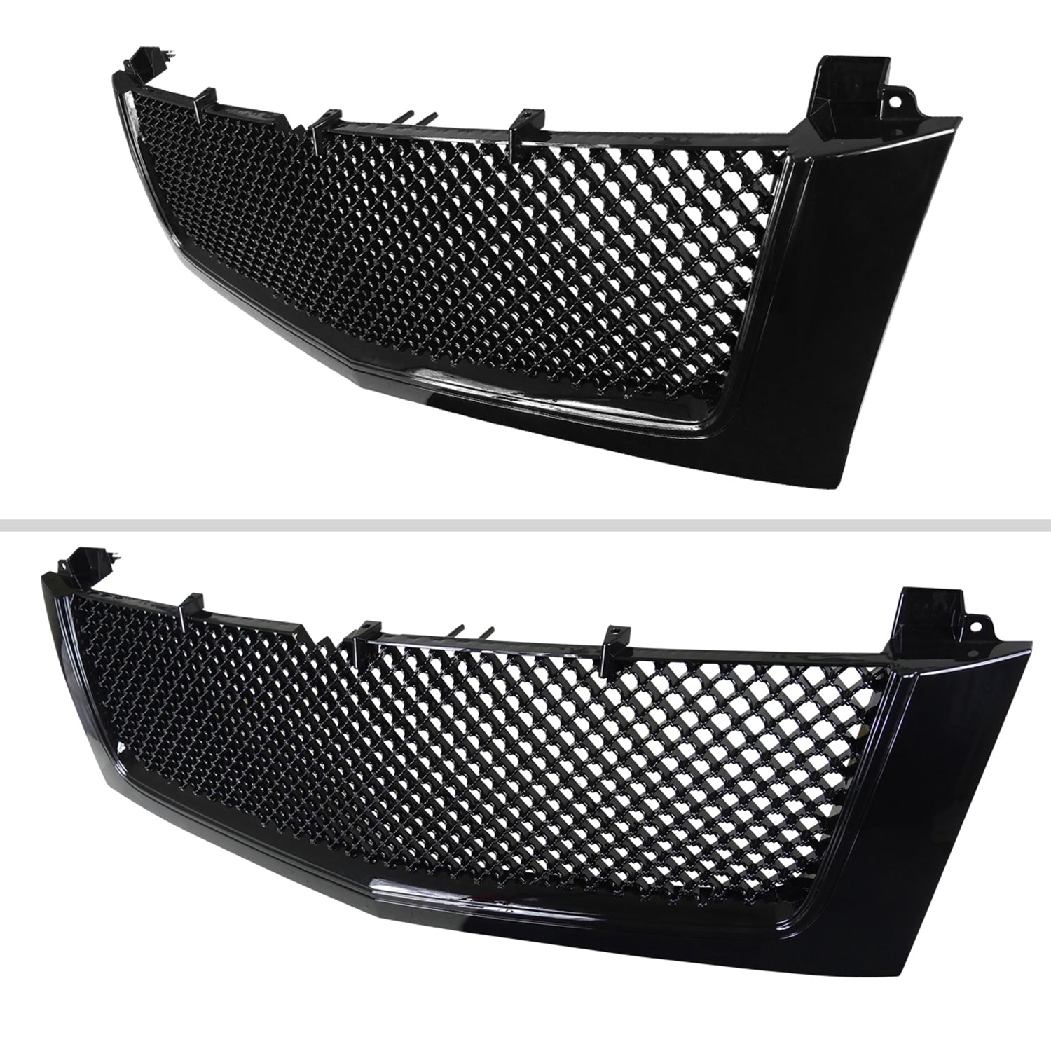 2002-2006 Cadillac Escalade Glossy Black ABS Mesh Grille
