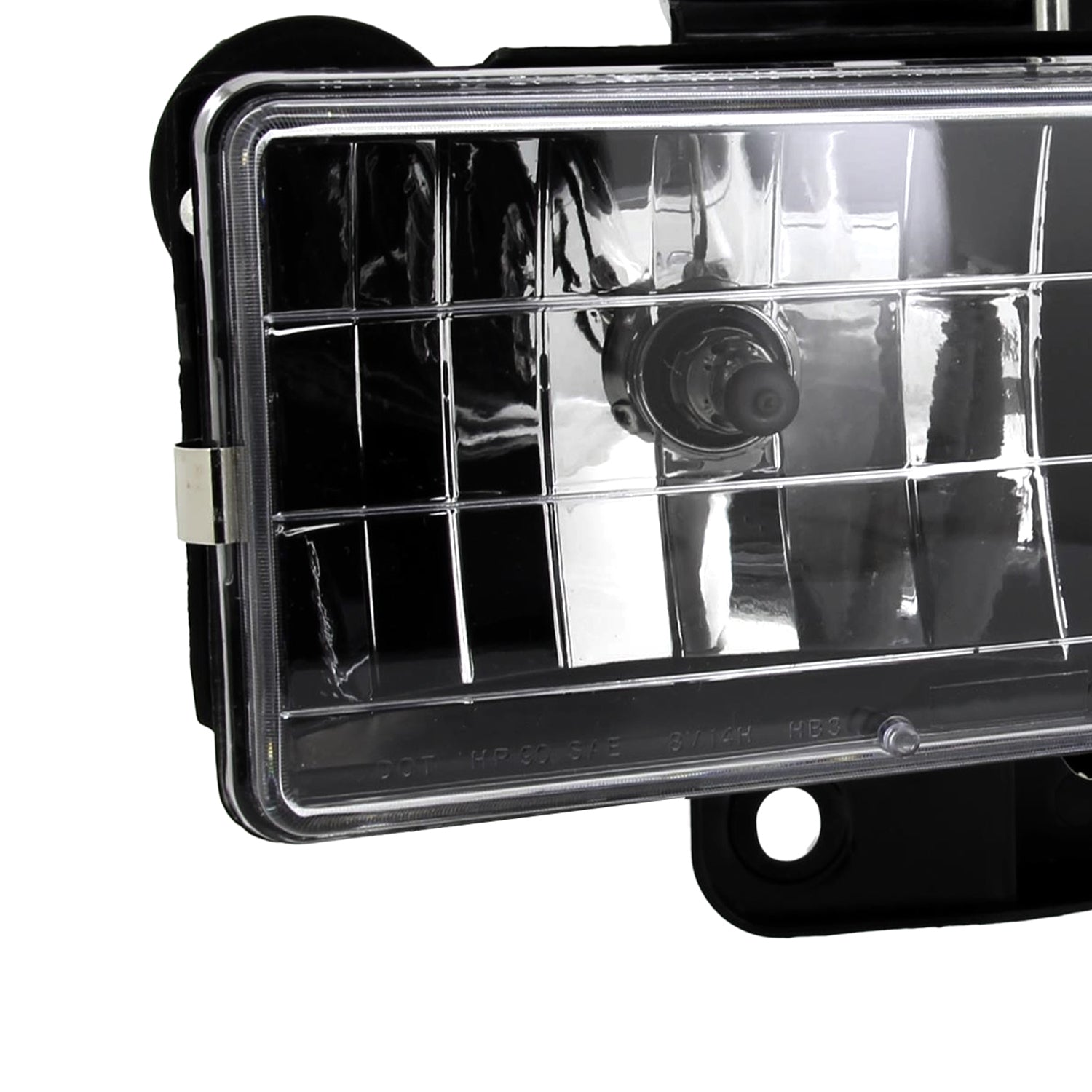 1988-1998 Chevy C/K C10/Tahoe/Sierra/Yukon/Suburban Crystal Headlights Black