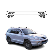 2007-2012 Hyundai Santa Fe Roof Rack Cross Bars Silver